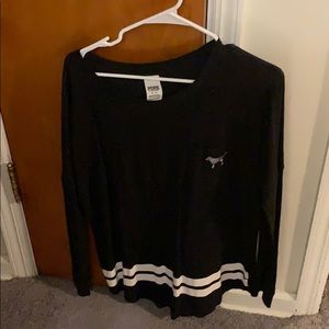 Long sleeve pink tee